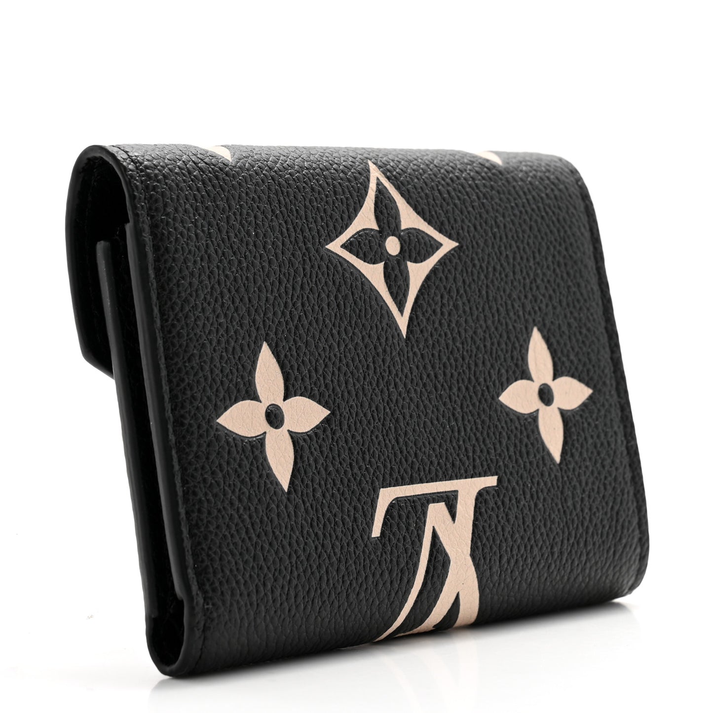 Empreinte Monogram Giant Victorine Wallet Black Beige