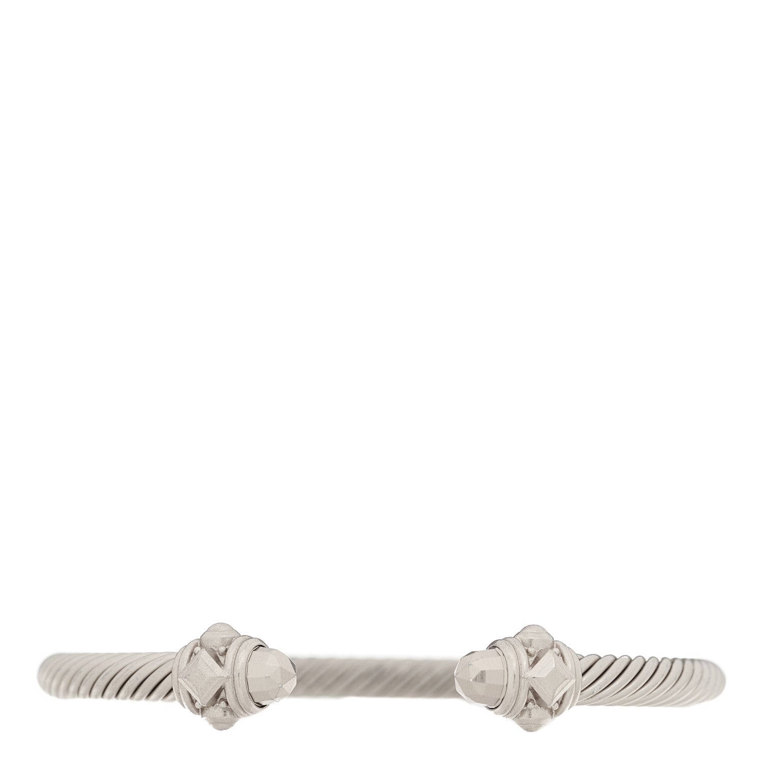 David Yurman Aluminum 5mm Renaissance Bracelet Silver 1 of 4