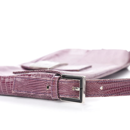 Fendi Lizard Baguette Purple 11 of 12