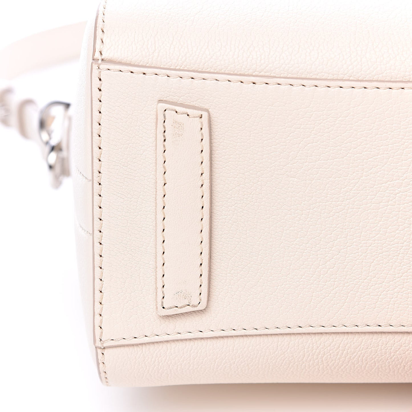 Sugar Goatskin Mini Antigona White