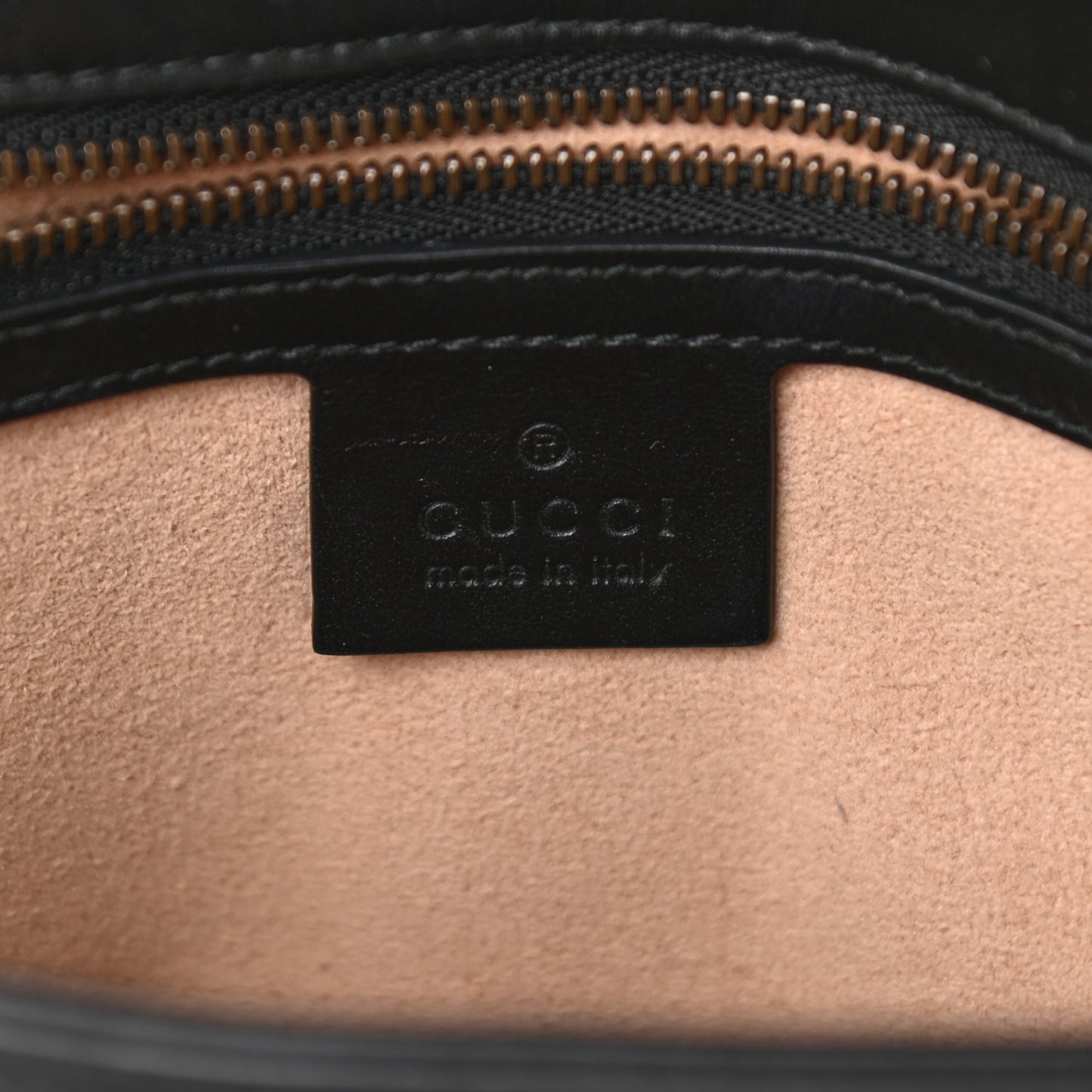Calfskin Matelasse Small GG Marmont Shoulder Bag Black