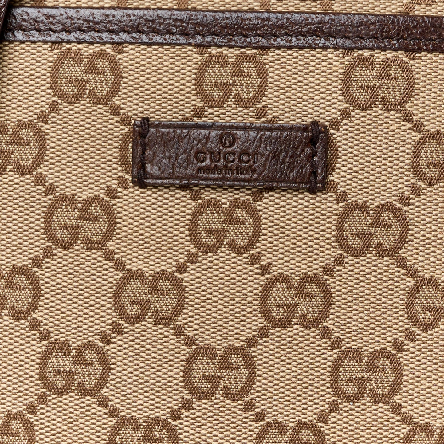 Monogram Flat Messenger Bag Dark Brown