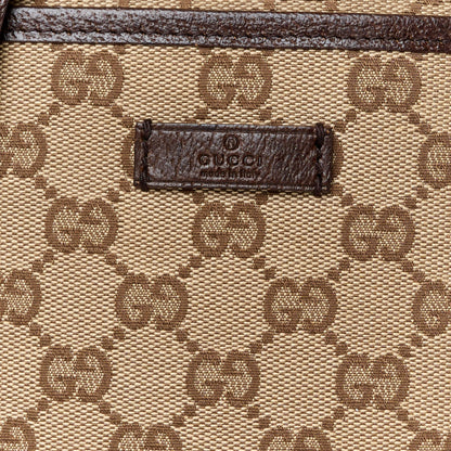 Gucci Monogram Flat Messenger Bag Dark Brown 9 of 11