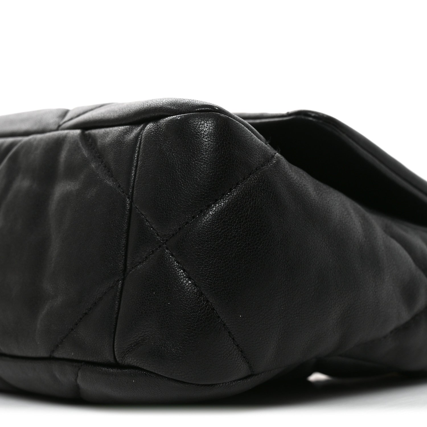 Chanel Goatskin Quilted Medium Chanel 19 Flap Black 10 of 11