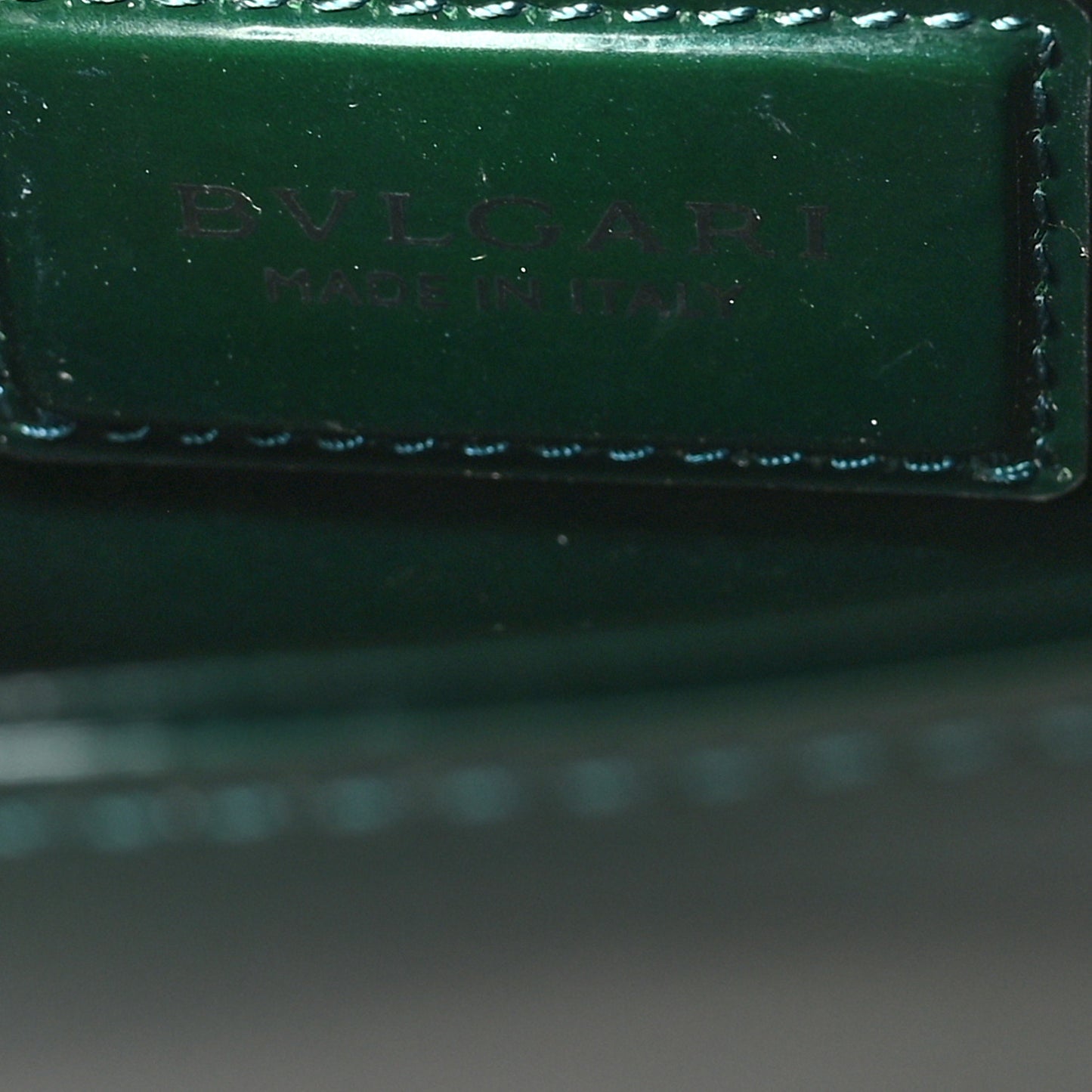 Patent Serpenti Forever Crossbody Emerald