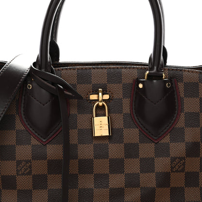 Louis Vuitton Cuir Taurillon Damier Ebene Normandy Bordeaux 8 of 11