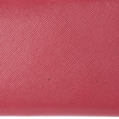 Prada Saffiano Metal Oro Chain Wallet Peonia 14 of 22