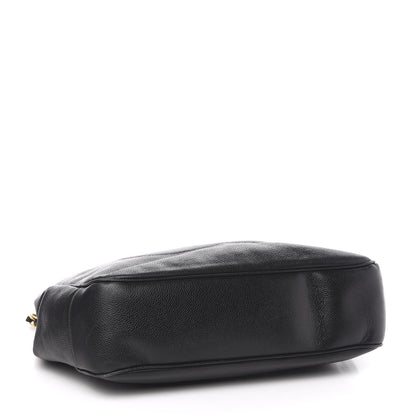 Chanel Caviar CC Zip Top Shoulder Bag Black 4 of 11