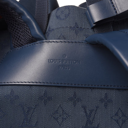Louis Vuitton Monogram Denim Chalk Backpack Navy 8 of 10