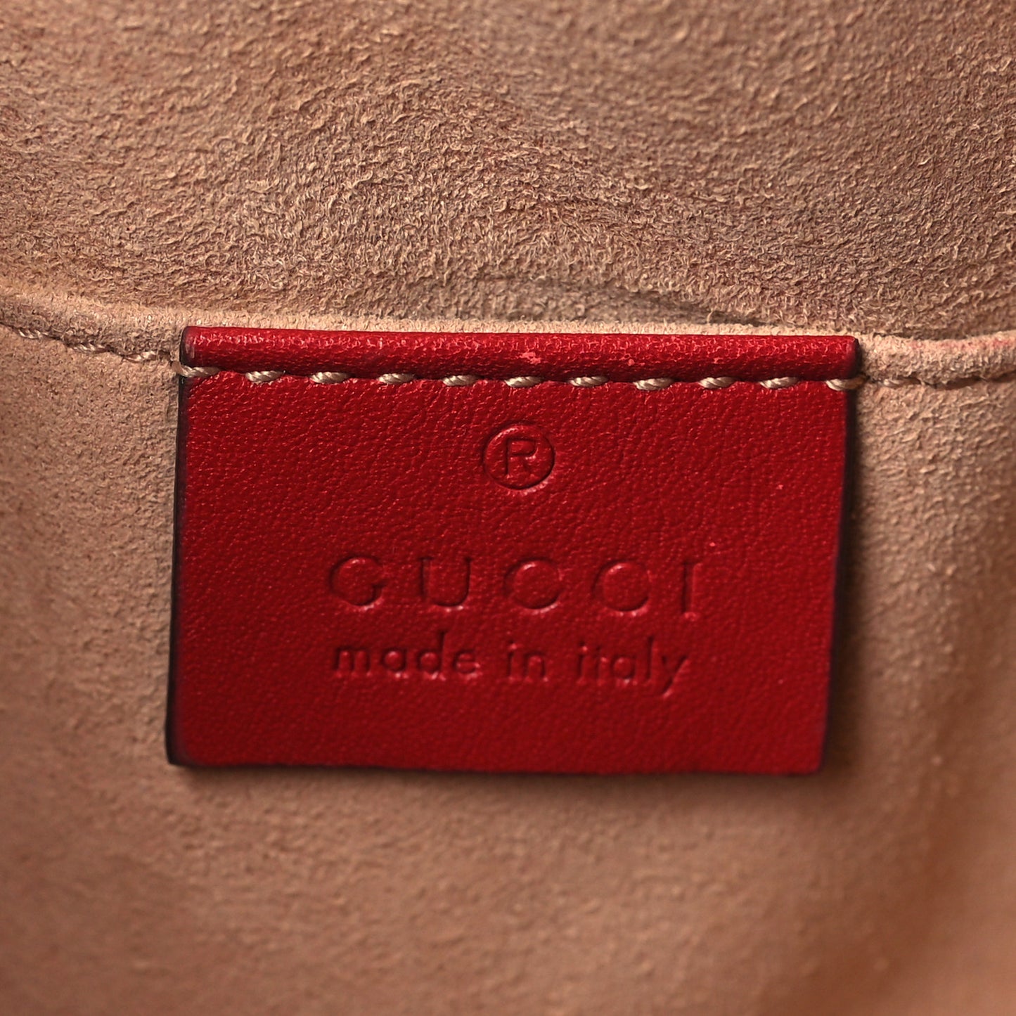 Calfskin Matelasse GG Marmont Belt Bag 75 30 Hibiscus Red