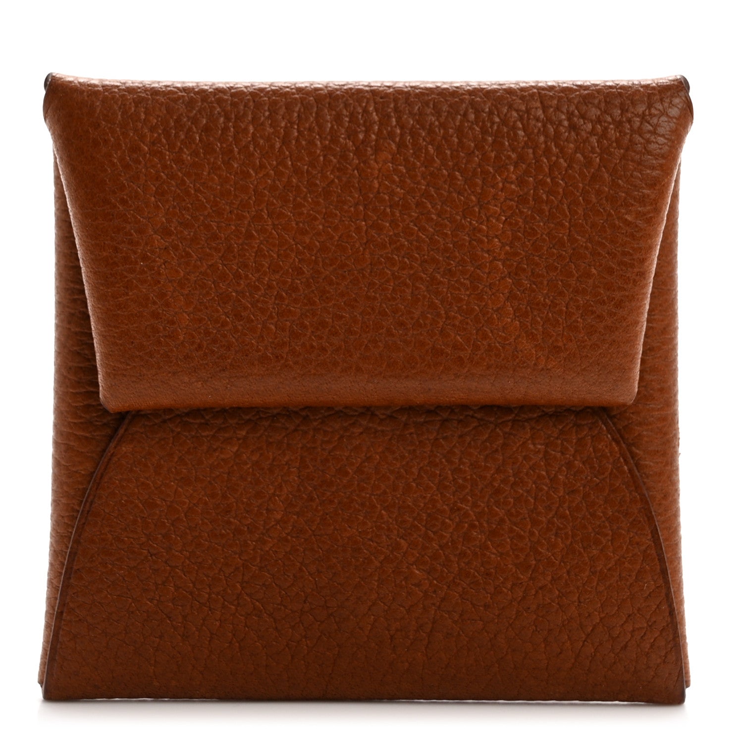 Hermes Barenia Faubourg Bastia Verso Coin Purse Fauve Rose D'ete 1 of 9