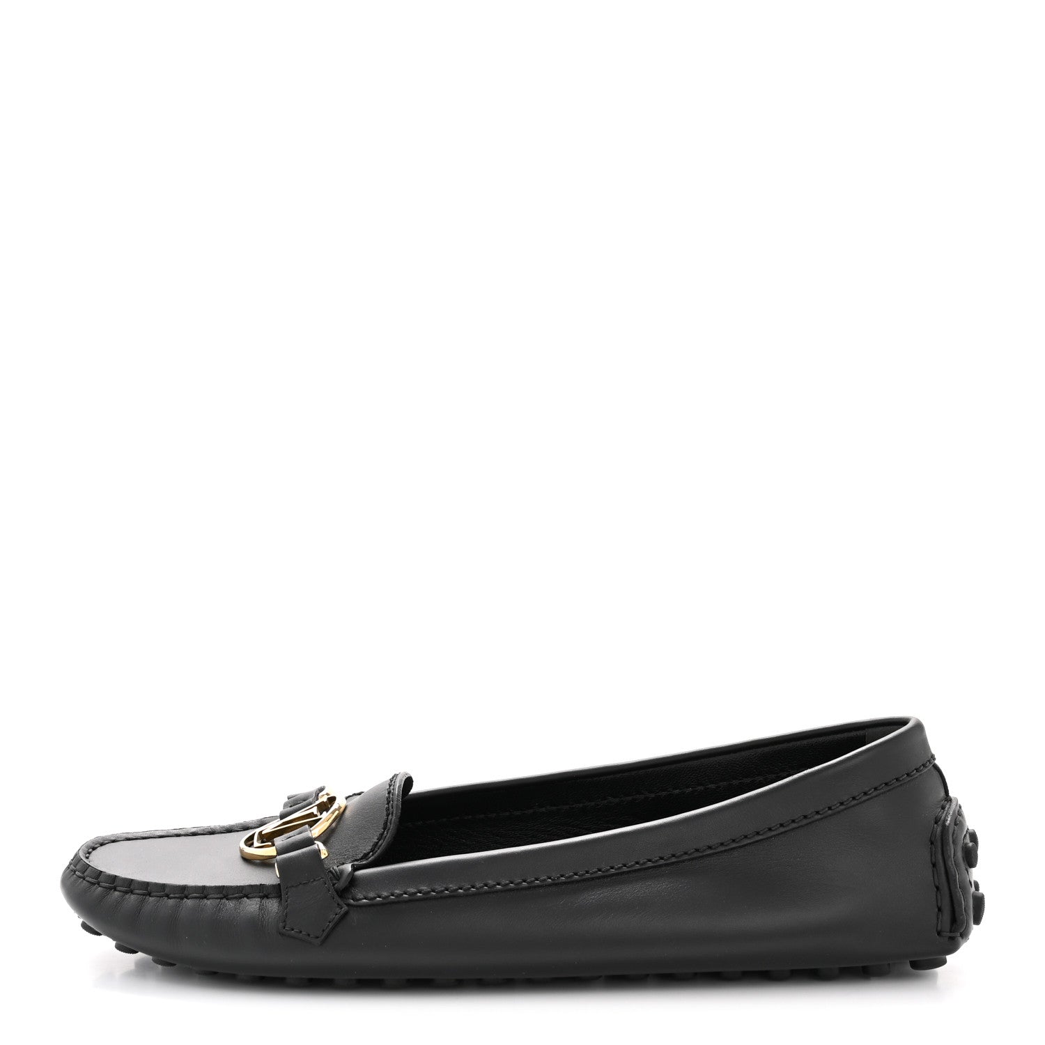 Louis Vuitton Calfskin Dauphine Loafers 40 Black 1 of 11