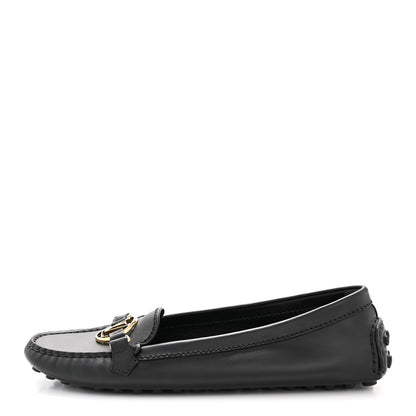 Louis Vuitton Calfskin Dauphine Loafers 40 Black 1 of 11
