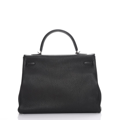 Hermes Togo Kelly Retourne 35 Black 5 of 29