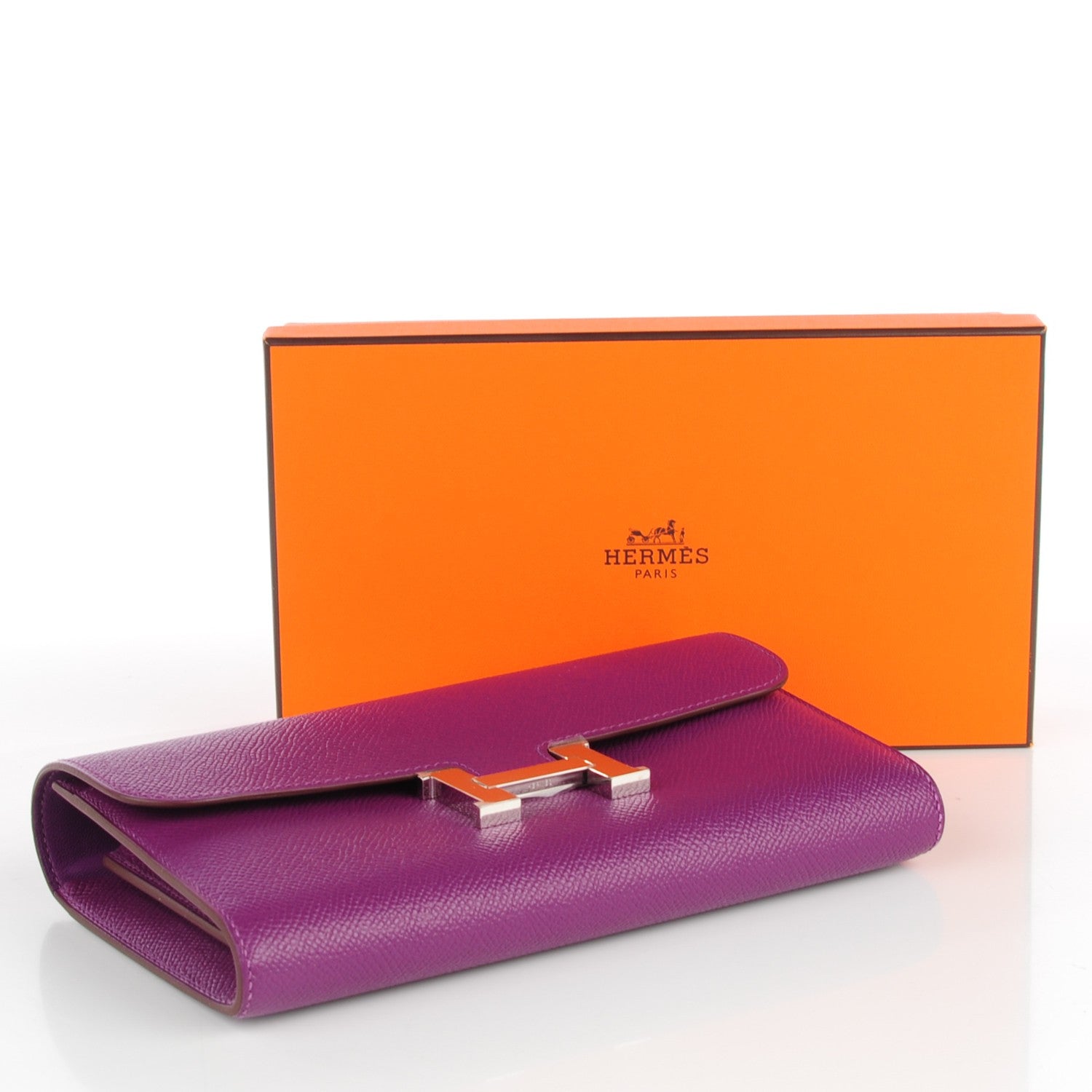 Hermes Epsom Constance Long Wallet Anemone 4 of 9