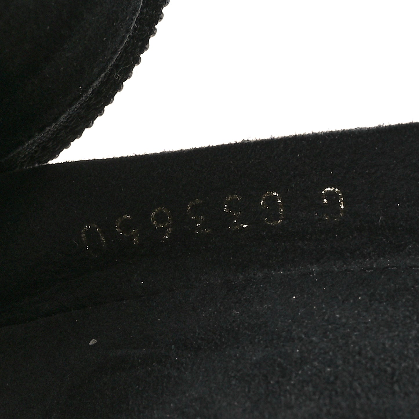 Kid Suede Chain CC Sandals 38 Black