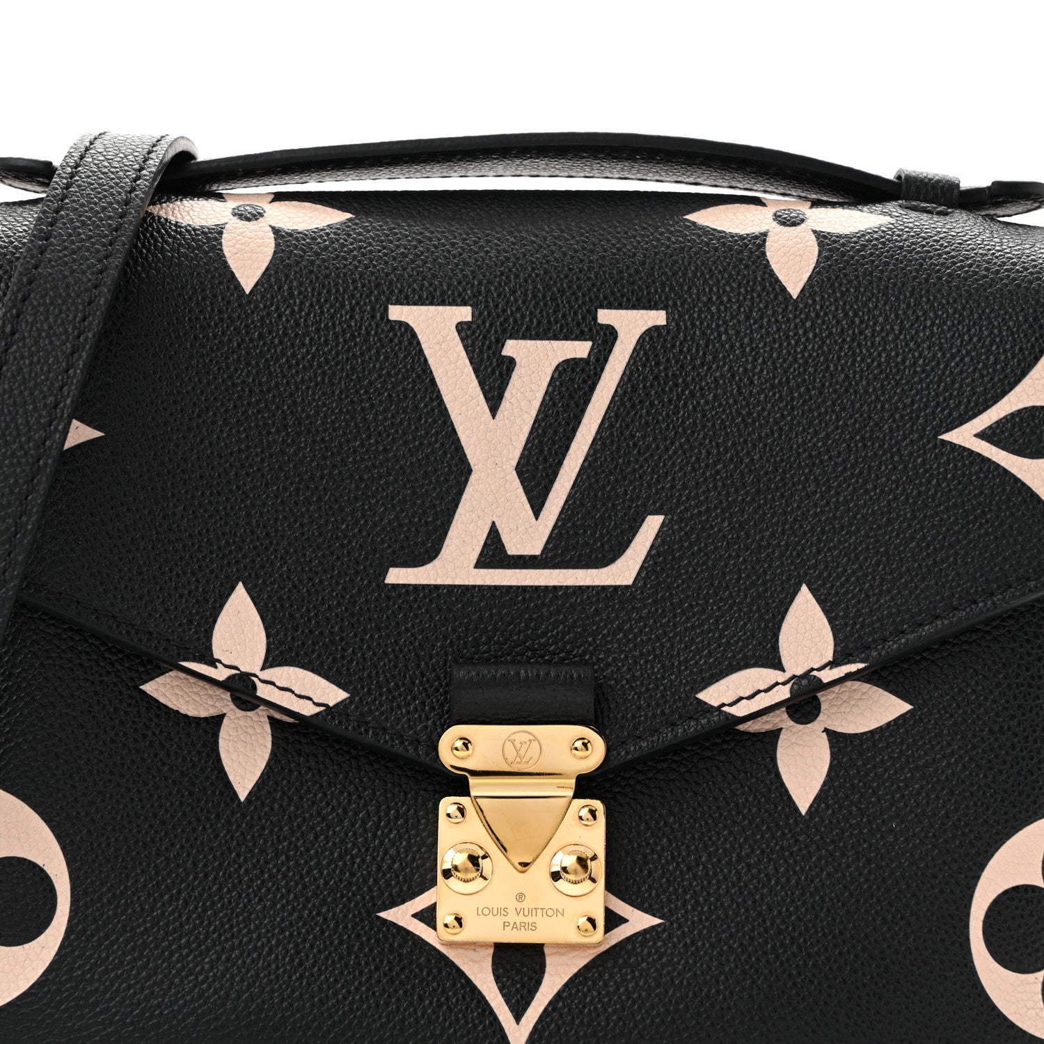 Louis Vuitton Empreinte Monogram Giant Pochette Metis Black Beige 7 of 14