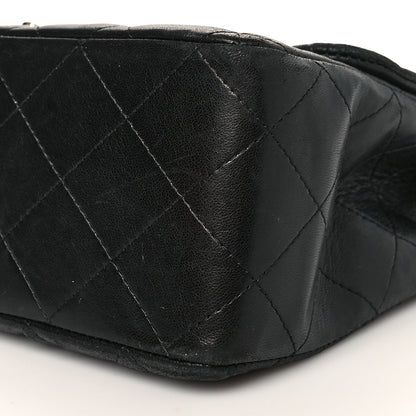 Chanel Lambskin Quilted Jumbo Single Flap Black 9 of 10