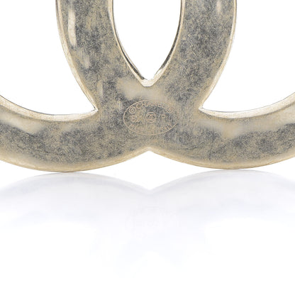 Chanel Metal CC Diamond Quilted Brooch Light Gold 4 of 5