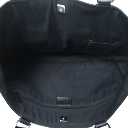 Gucci Nylon Monogram Abbey D Ring Tote Black 5 of 10