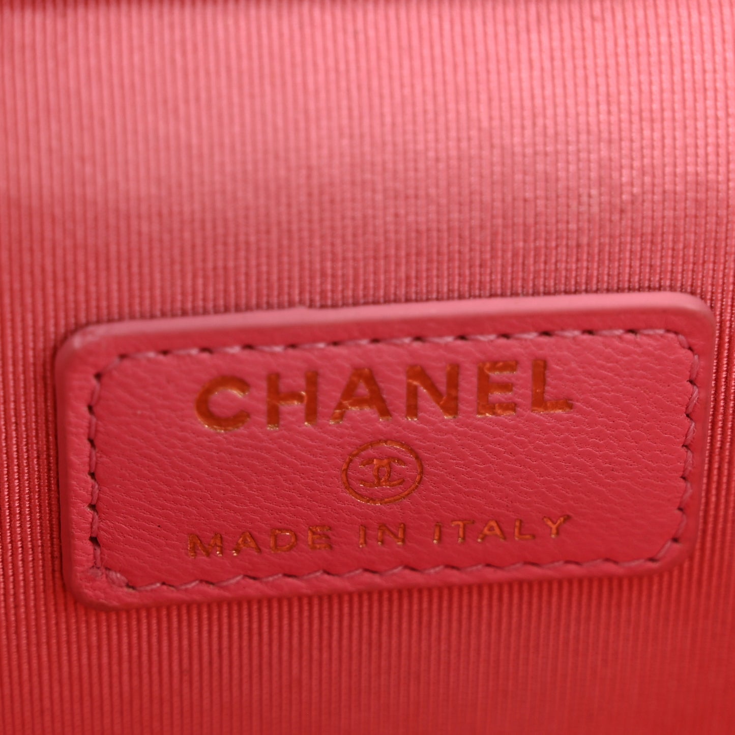 Lambskin Quilted Trendy Mini Vanity Case With Chain Pale Pink