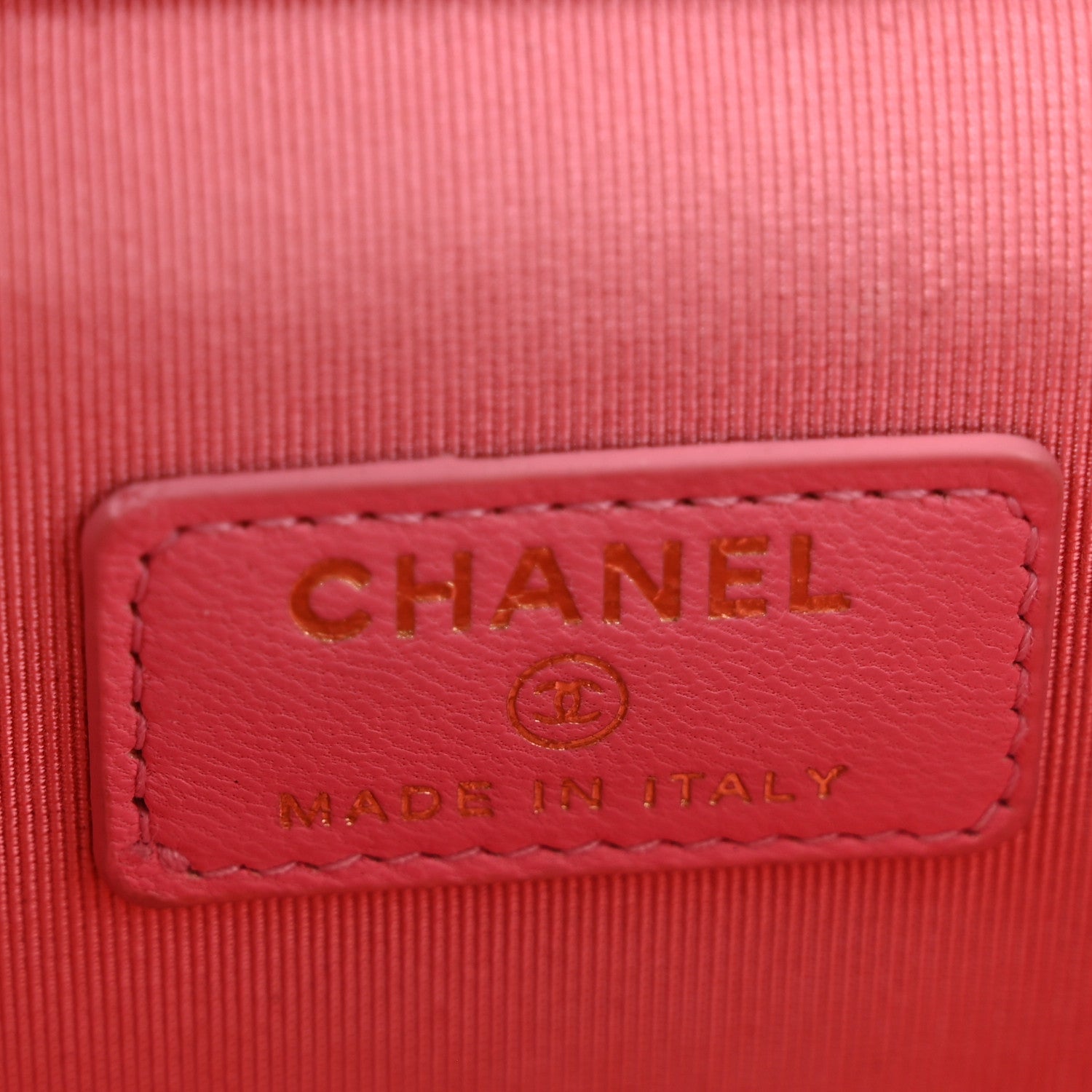 Chanel Lambskin Quilted Trendy Mini Vanity Case With Chain Pale Pink 6 of 14
