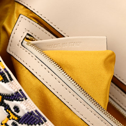 Fendi Satin Beaded Embroidered Baguette Multicolor 6 of 9