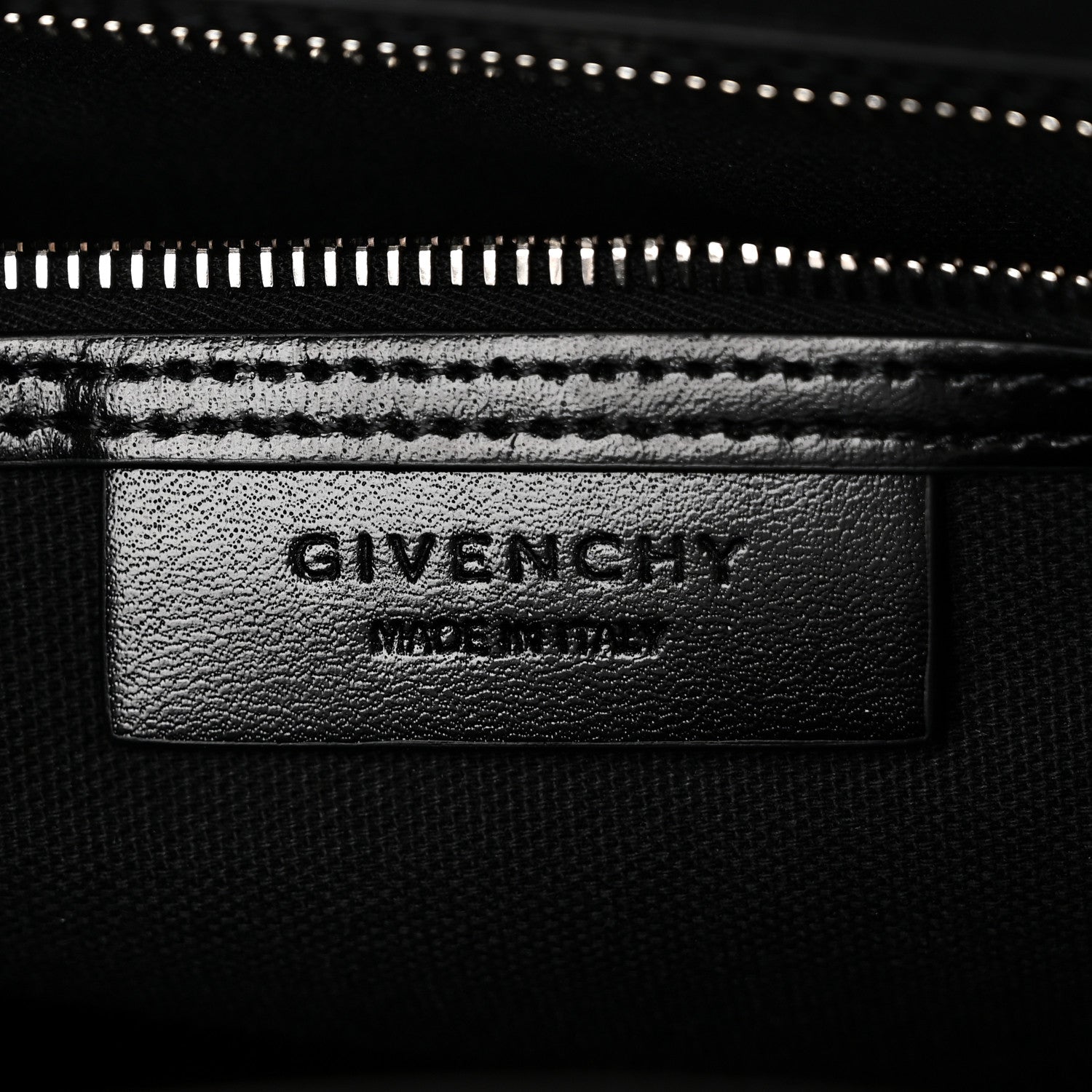 Givenchy Shiny Lord Calfskin Medium Antigona Black 6 of 10