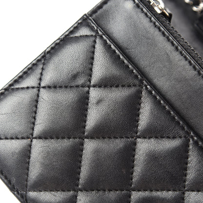 Chanel Lambskin Quilted Wallet On Chain WOC Black 8 of 12