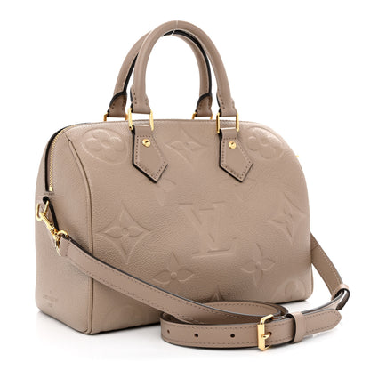 Louis Vuitton Empreinte Monogram Giant Speedy Bandouliere 25 Tourterelle 3 of 9