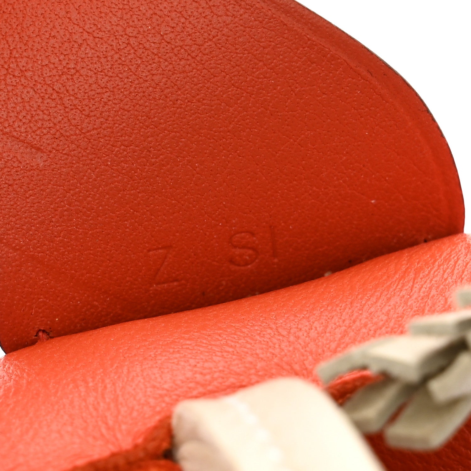 Hermes Milo Lambskin Grigri Rodeo Pegase Horse Bag Charm PM Orange Poppy Craie Terre Battue 3 of 4