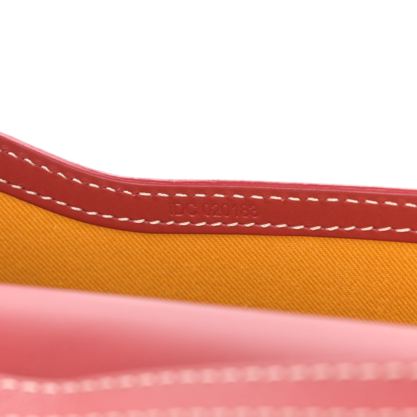 Goyardine Monte Carlo Bois Clutch With Strap Red