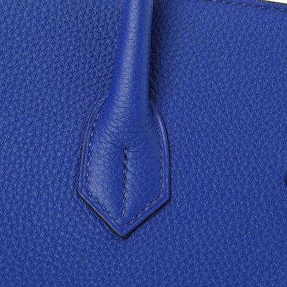 Hermes Togo Birkin 35 Bleu Electrique 29 of 33