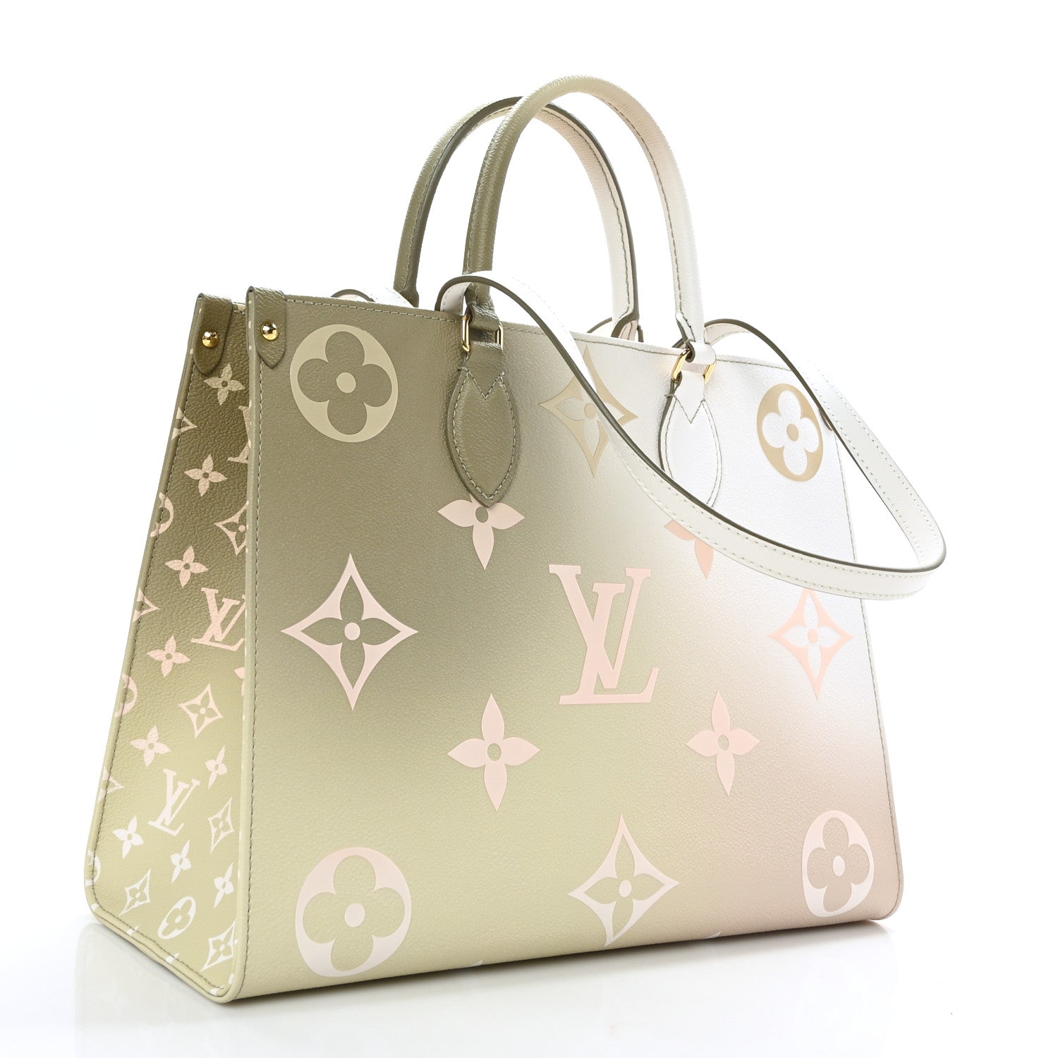 Louis Vuitton Monogram Giant Spring In The City OnTheGo MM Sunset Kaki 3 of 8