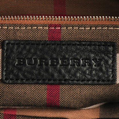 Burberry Calfskin Grommet Medium Maidstone Shoulder Bag Black 6 of 8