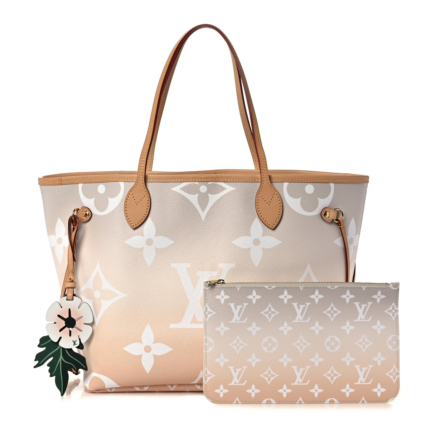 Monogram Giant By The Pool Neverfull MM Brume