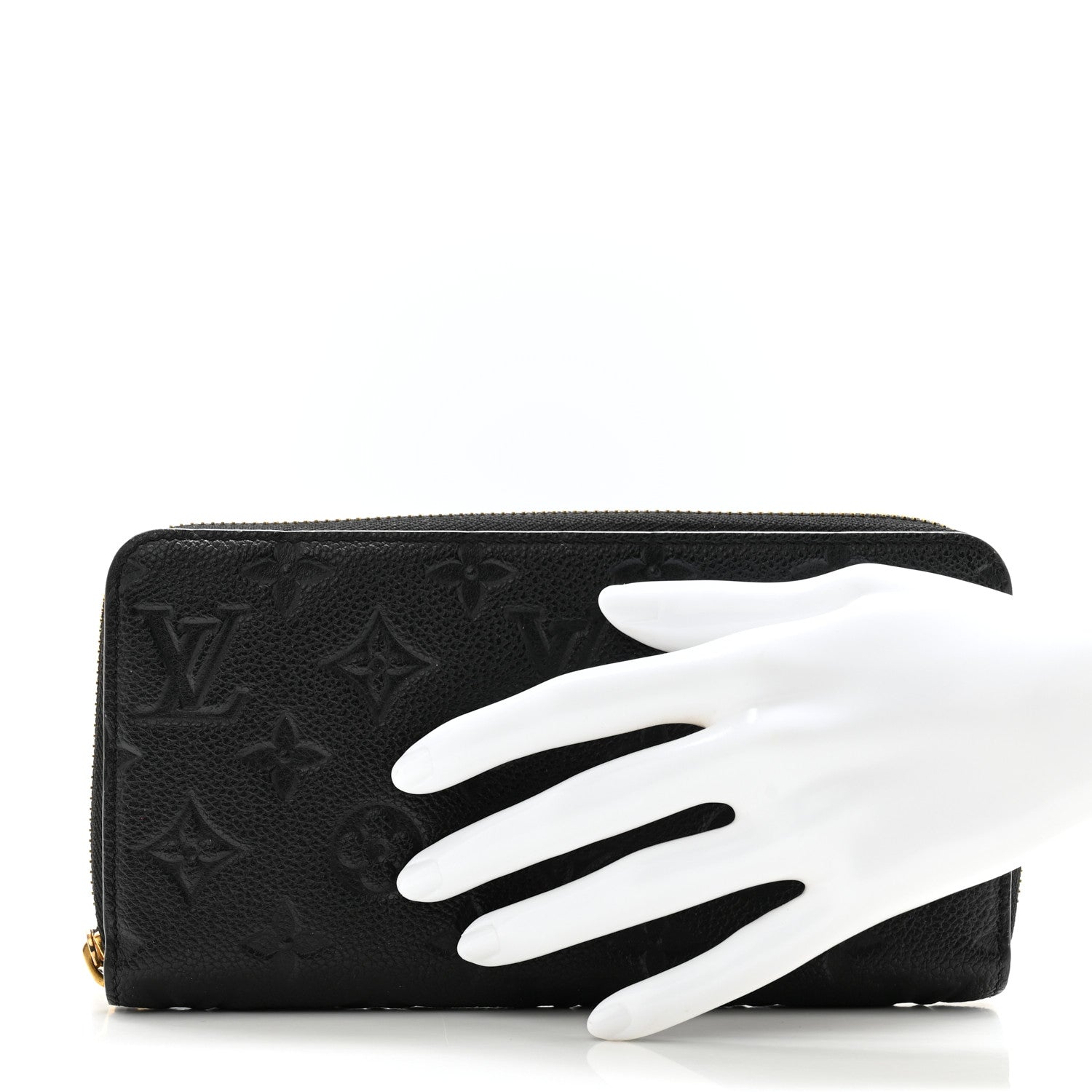 Louis Vuitton Empreinte Zippy Wallet Black 2 of 13