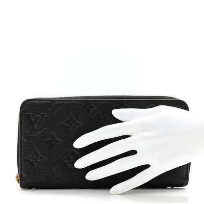 Louis Vuitton Empreinte Zippy Wallet Black 2 of 13