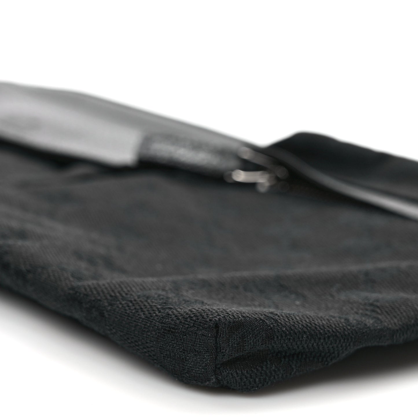 GG Monogram Double Pocket Belt Bag Black
