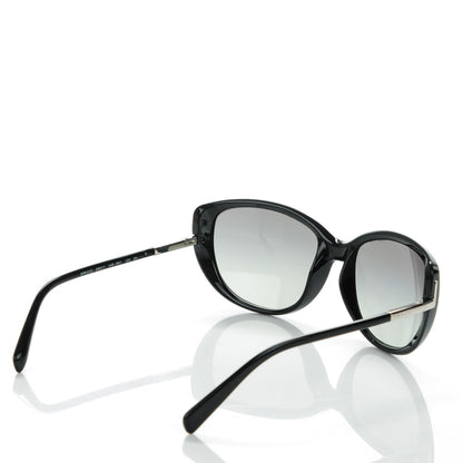 Prada Cat Eye Sunglasses SPR 07O Black 3 of 6