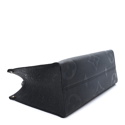 Louis Vuitton Empreinte Monogram Giant Onthego MM Black 4 of 9