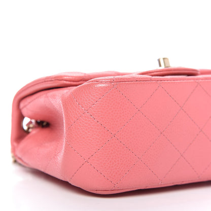 Chanel Caviar Quilted Mini Square Flap Pink 6 of 11