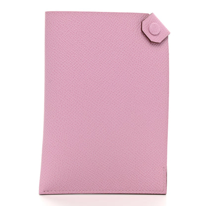 Hermes Epsom Tarmac Passport Holder Mauve Sylvestre 1 of 7