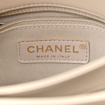 Chanel Lambskin Quilted Mini Citizen Chic Flap Ivory 6 of 11