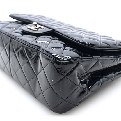Chanel Patent Quilted Jumbo Double Flap Black 10 of 10