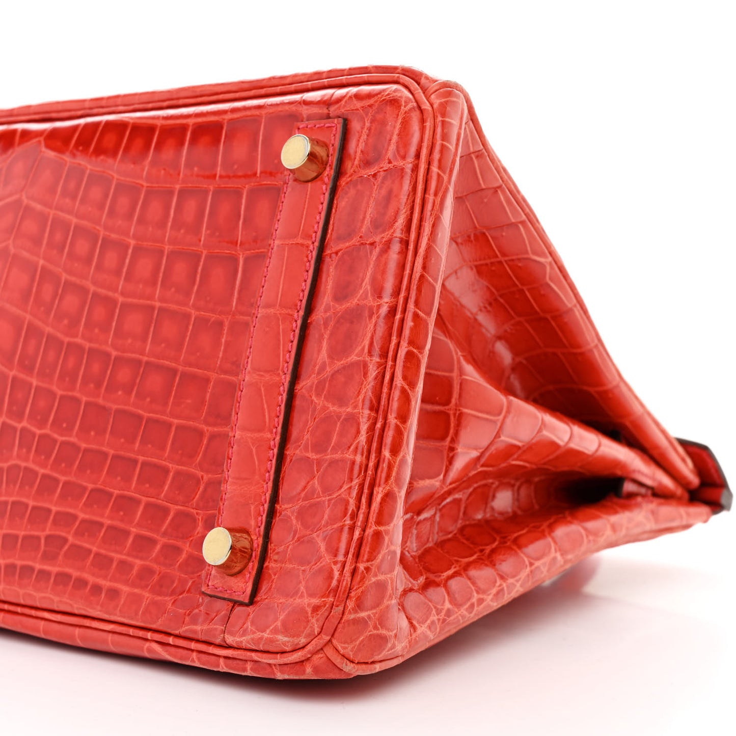 Shiny Niloticus Crocodile Birkin 30 Sanguine