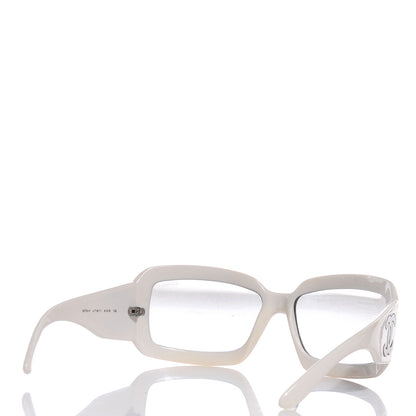 Chanel Mother of Pearl CC Sunglasses 5076 H White 2 of 5