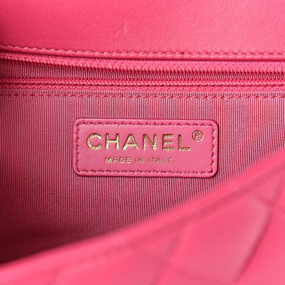 Chanel Lambskin Quilted Mini Mademoiselle Chic Flap Pink 6 of 15