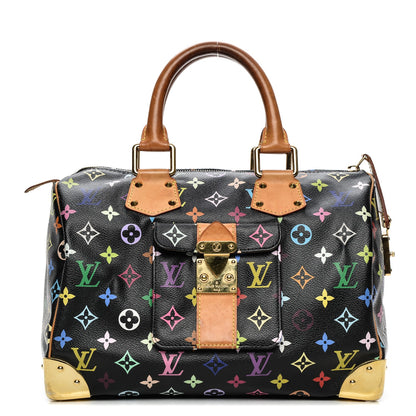 Louis Vuitton Monogram Multicolor Speedy 30 Black 1 of 11