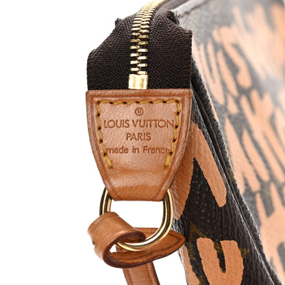 Louis Vuitton Monogram Graffiti Pochette Accessories Peach 6 of 10